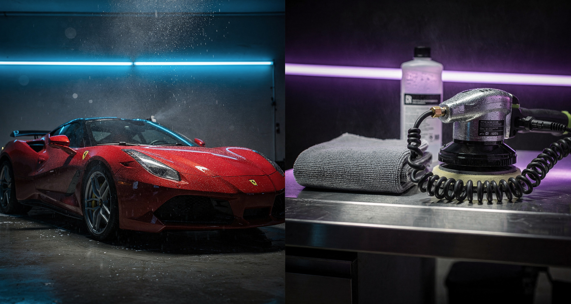 Complete vehicle paint correction and protective treatment