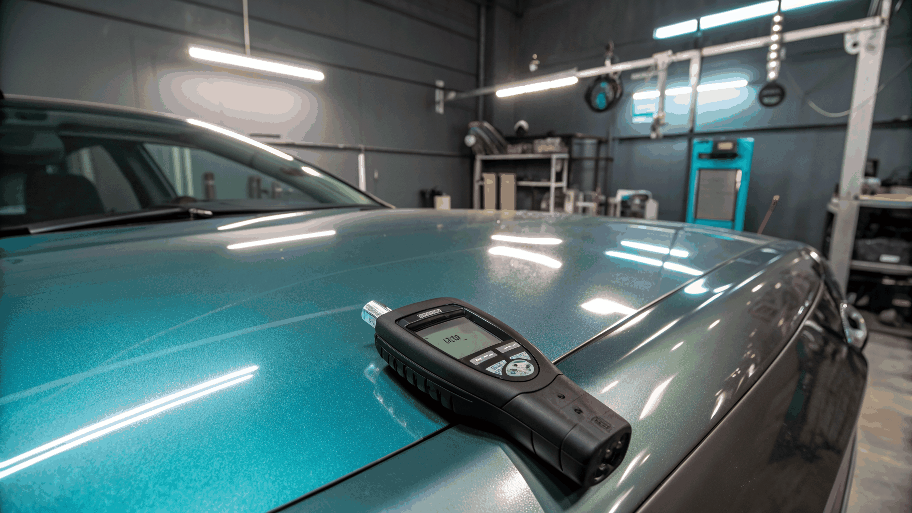 Paint depth measurement and swirl inspection
